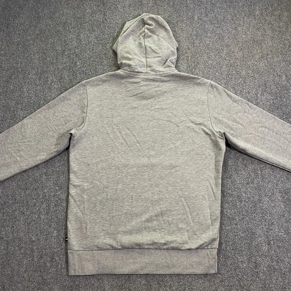 Adidas 3D Retro 70s Striped Logo Hoodie Mens XLT XL Tall Gray Disco Groovy NWT
